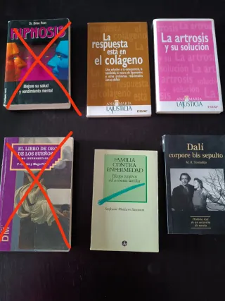Lote libros de autoayuda