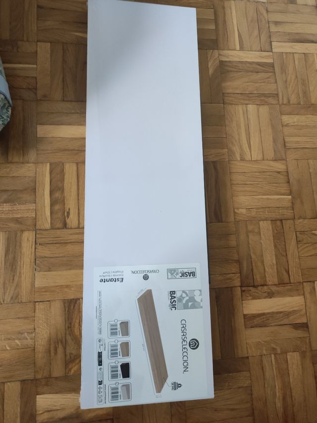 Mensola galleggiante bianca