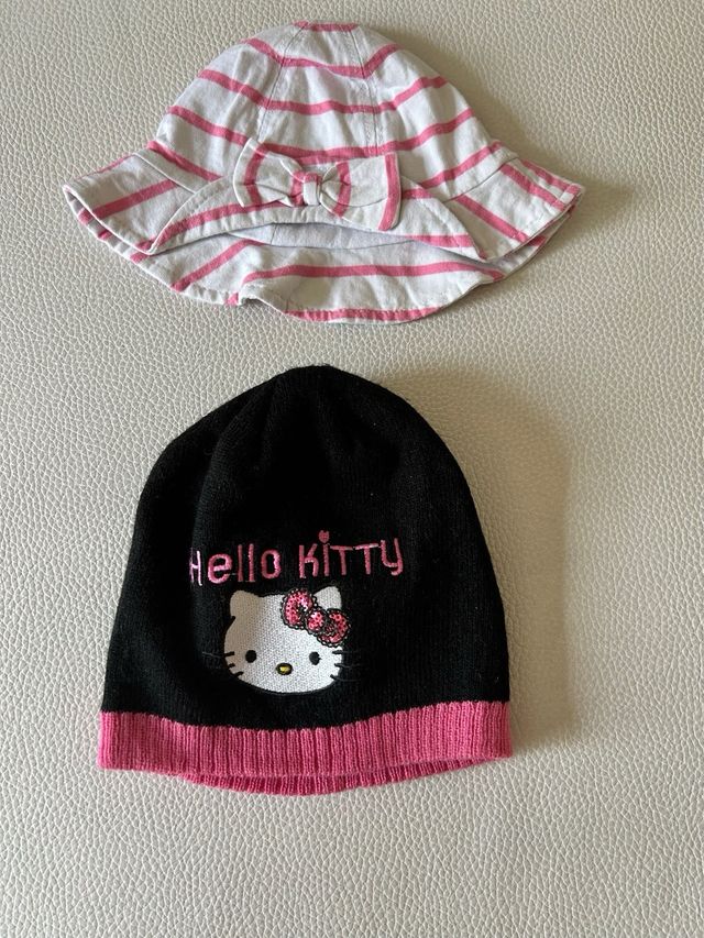 CAPPELLO HELLO KITTY 12 MESI E CAPPELLO DA NEONATO