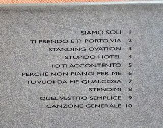 CD Stupido Hotel, Vasco Rossi