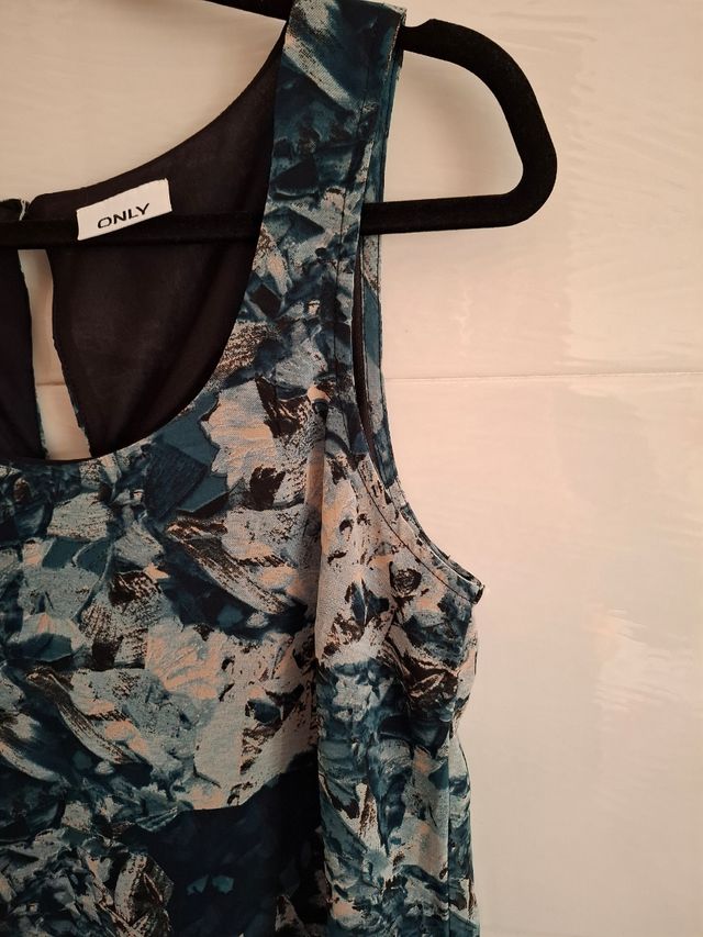 Blusa Only fantasia verde