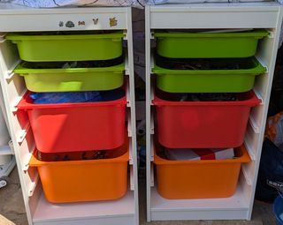 Mueble cajones juguetes niños Ikea