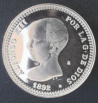 “Historia de la Peseta” 50 Céntimos 1892