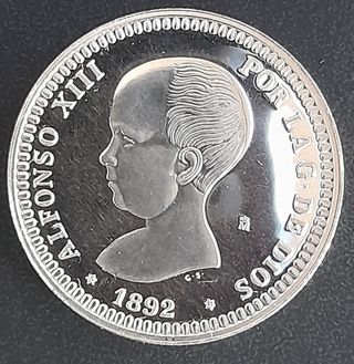 “Historia de la Peseta” 50 Céntimos 1892
