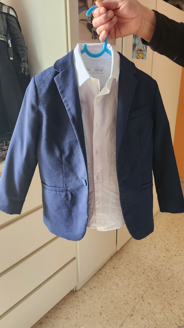 Traje chaqueta niño zara