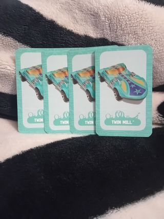 Hot Wheels Quatro Piscas-Jogo De Cartas