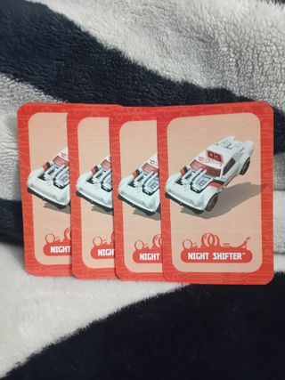 Hot Wheels Quatro Piscas-Jogo De Cartas
