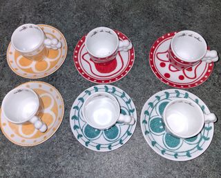 Thun set 6 tazzine porcellana Orianne