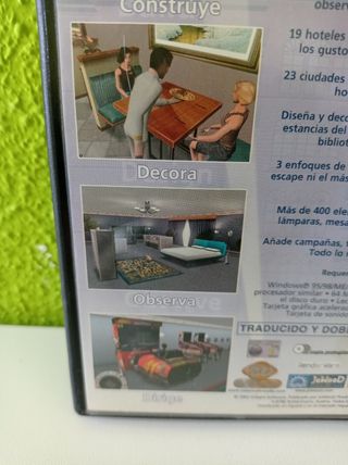 Juego PC Hotel. Juegos PC. Juego Gestión. PC