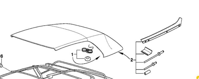 KIT REPARACIÓN CAPOTA BMW E36 CABRIO