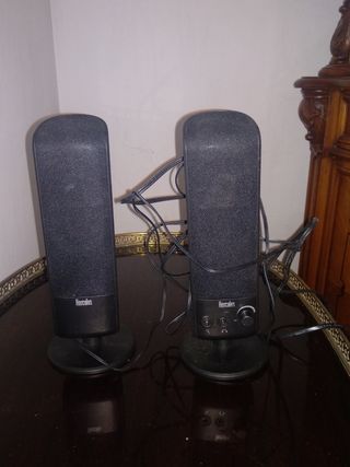 Altavoces auto amplificados