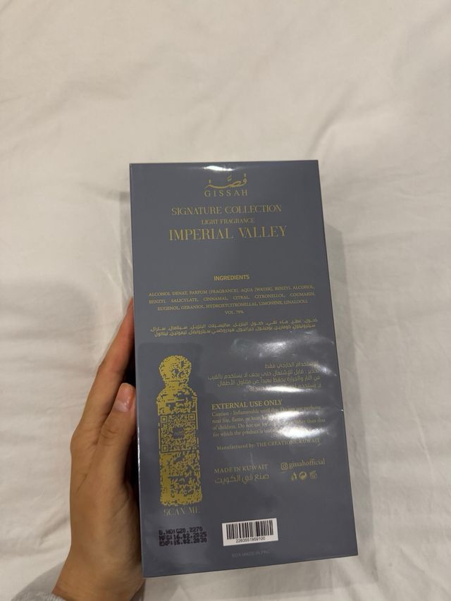 Gissah Imperial Valley 200ml Perfume Unisex Lujoso y Durader