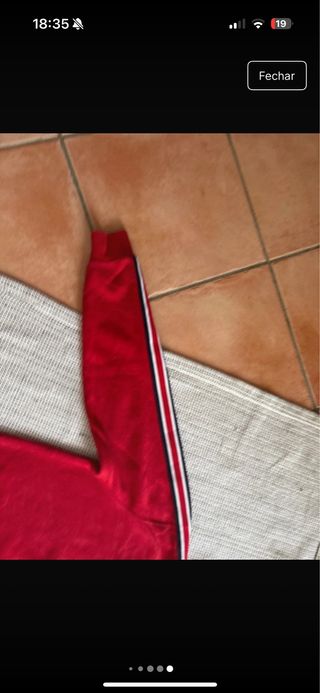 Camisola champion vermelha