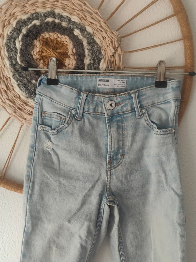 Lote de 2 vaqueros skinny talla 32