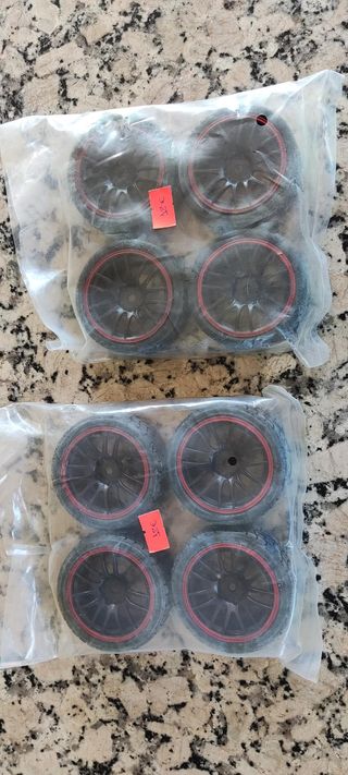 Ruedas coche radiocontrol 1/10 NUEVAS