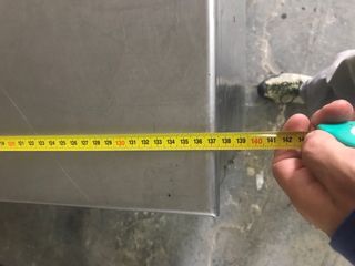 Mesa frigorifica 3 puertas marca Polar