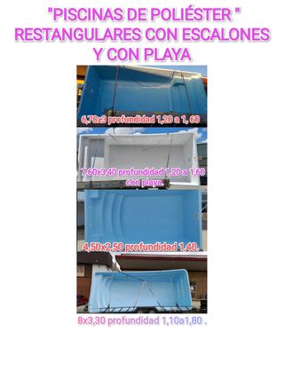* PISCINA DE POLIÉSTER *