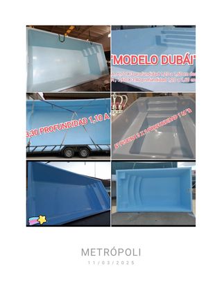 * PISCINA DE POLIÉSTER *