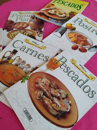 COCINAR EN CASA LOTE DE 6 LIBROS DE COCINA RECETAS