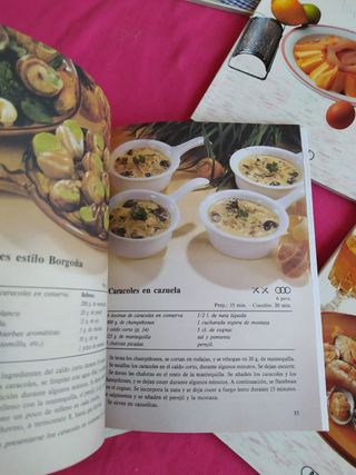 COCINAR EN CASA LOTE DE 6 LIBROS DE COCINA RECETAS