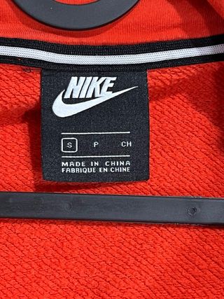 Nike hoodie rojo anaranjado Talla S