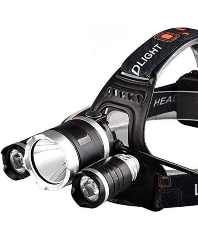 Linterna led frontal recargable