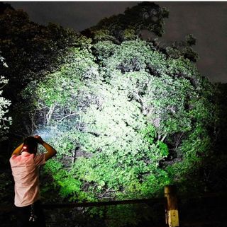 Linterna led frontal recargable 