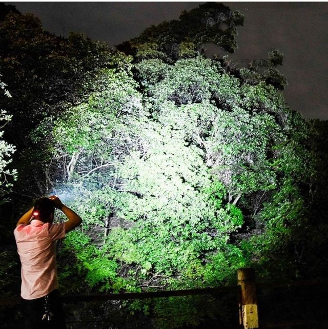 Linterna led frontal recargable