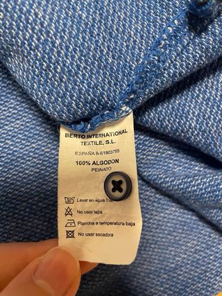 Polo azul Berto