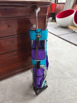 BOLSA Y 2 PALOS DE GOLF