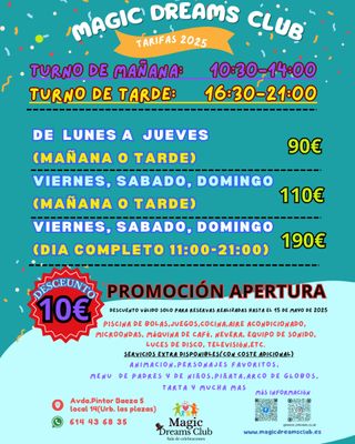 Local Celebraciones con Parque Infantil
