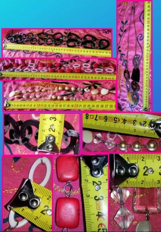 COLGANTES Y COLLARES DISTINTOS ESTILOS:1X1,5€