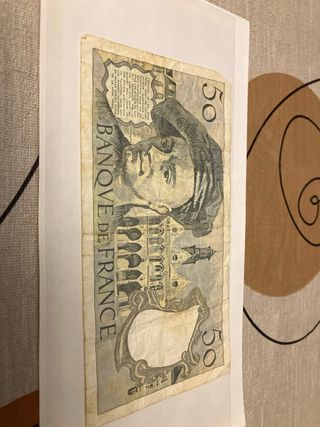 Billete 50 francos franceses de 1988