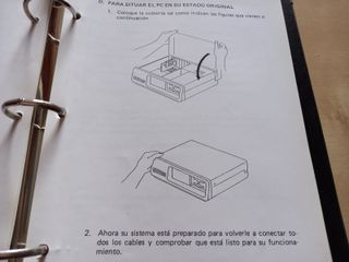 Manual e instrucciones para el ordenador K40 PC XT