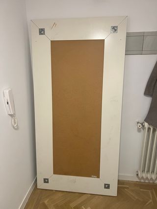 Espejo de cuerpo entero blanco 94x190cm