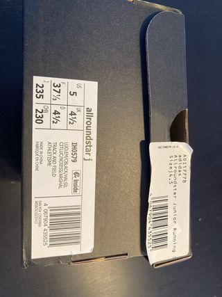 Zapatillas con clavos niña/niño 37 1/3