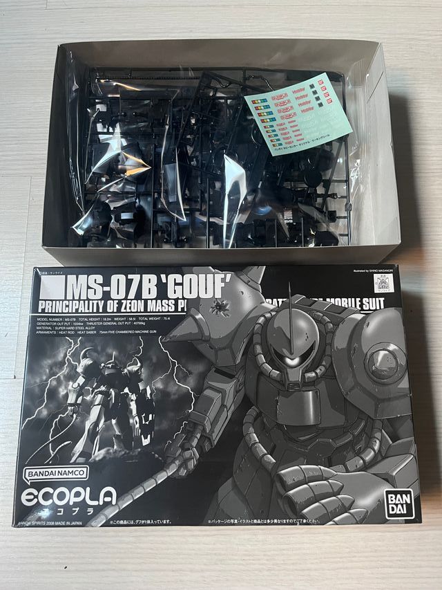 Gundam ms-07b gouf principality of zeon mass pi