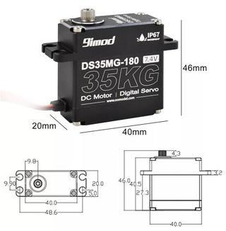 Servos HV 7,4V Competicion 1/8 TT