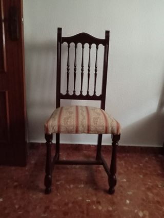 Sillas madera