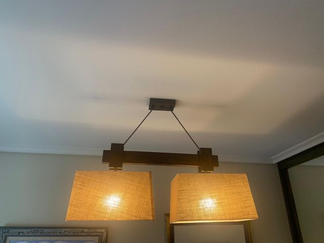 Lámpara de techo de madera