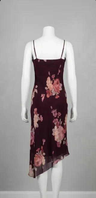 Vestido fiesta estampado con chal a juego