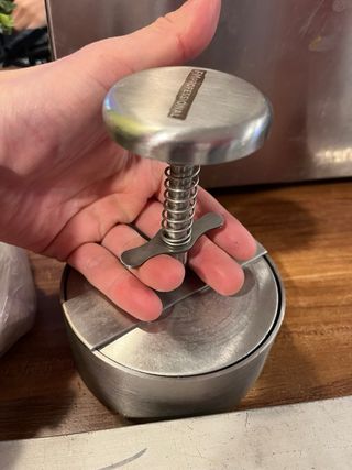 Compactadora de hamburguesas