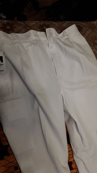 Pantalon de trabajo blanco