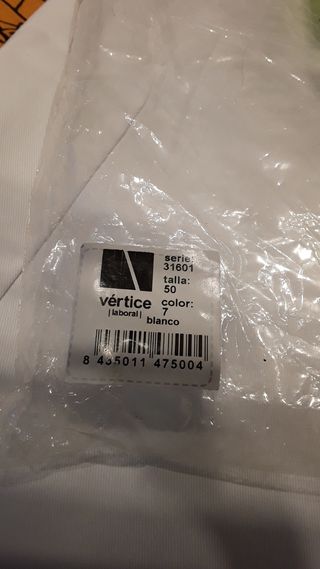 Pantalon de trabajo blanco