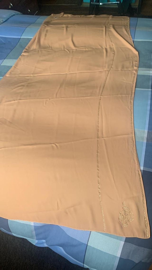 Pañuelo de gasa beige