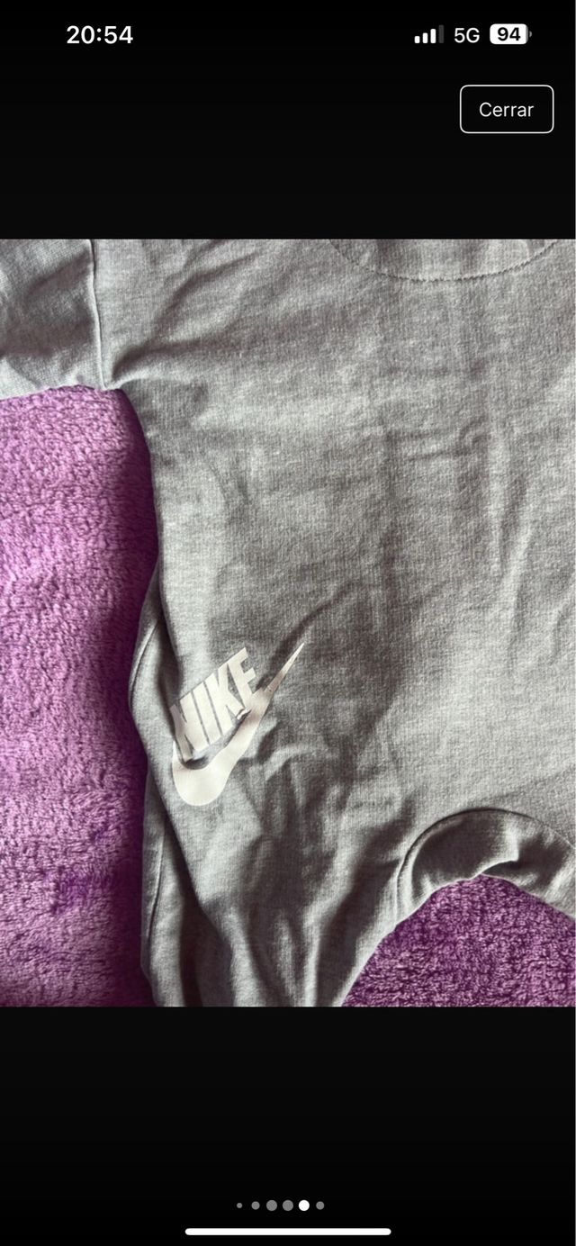 Mono con cremallera completa nike