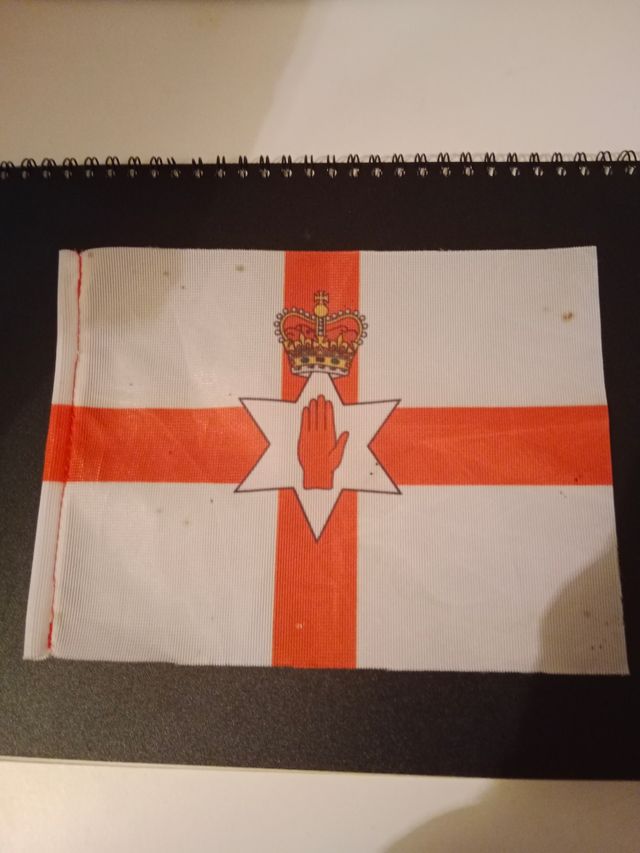Bandiera dell'Ulster. Irlanda del Nord.