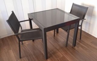 Mesa 80 cuadrada extensible