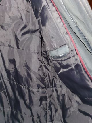 Parka hombre azul-grisáceo 56