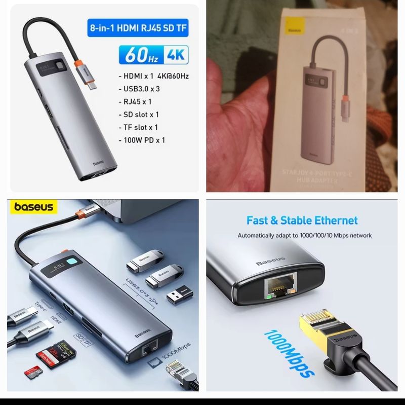DOCKING STATION 8en1 USB TYPE-C MODELO 2 afbeelding 9